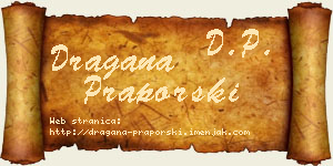Dragana Praporski vizit kartica
